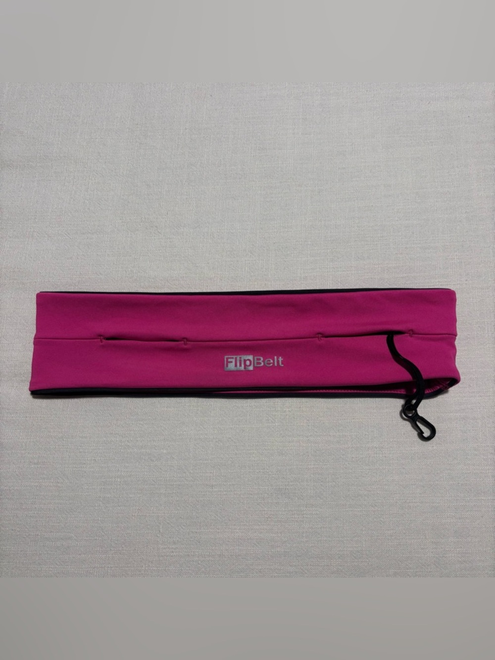 FlipBelt Zipper Running Belt | Pink | Medium